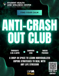 Anti-crash out club group flyer