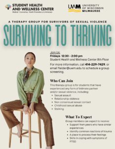 Surviving to Thriving Group Flyer