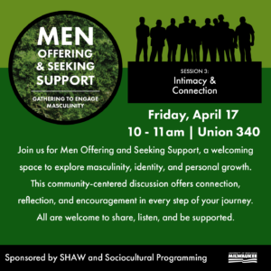 Men Offering & Seeking Support (MOSS) group flyer
