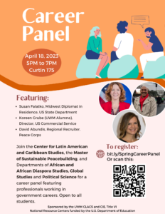 Career Panel flyer.