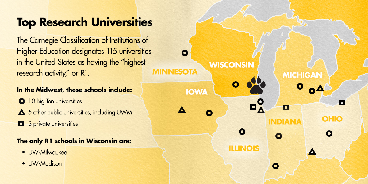 Top Research Universities map