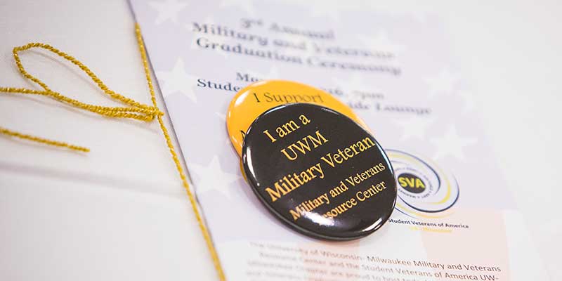 Pin for military graduation