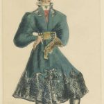 watercolor costume design titled Marc en route to Persia